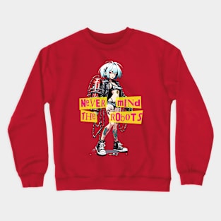 Punk Robot V Crewneck Sweatshirt